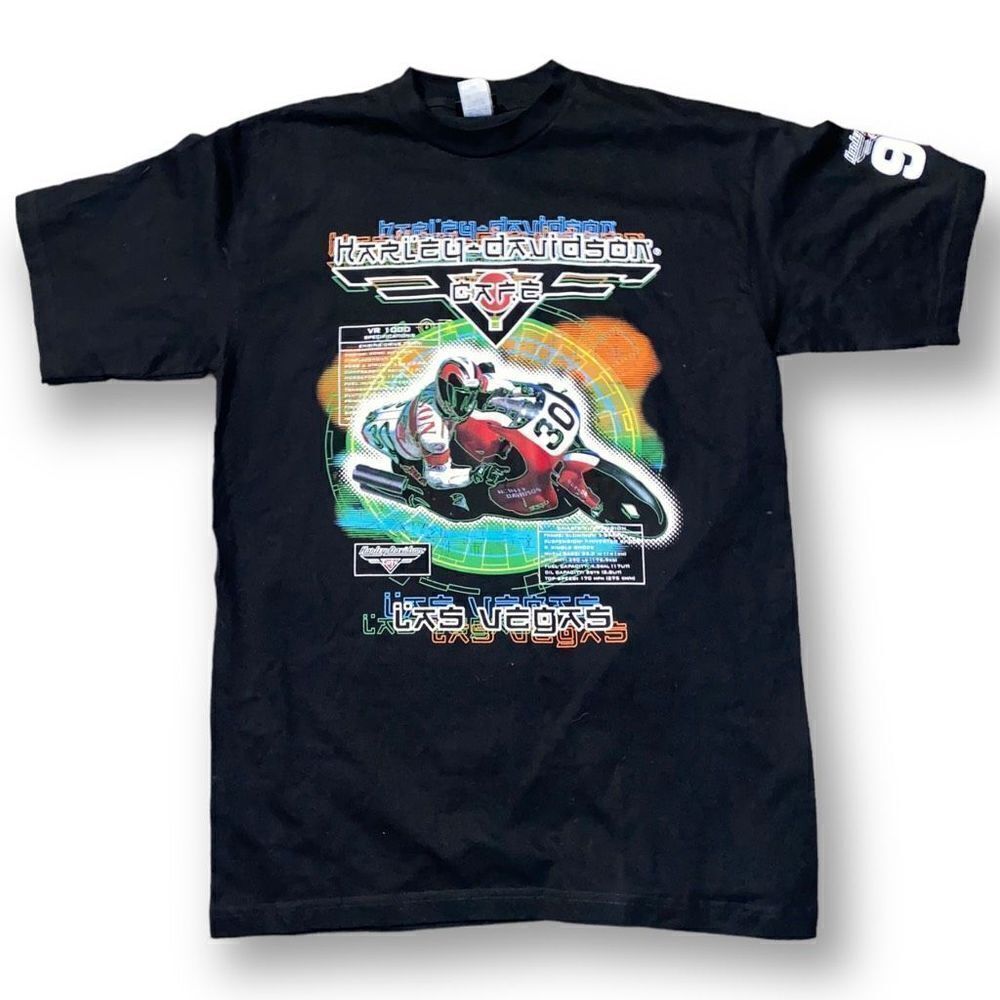 Vintage Harley Davidson Las Vegas Graphic T-Shirt